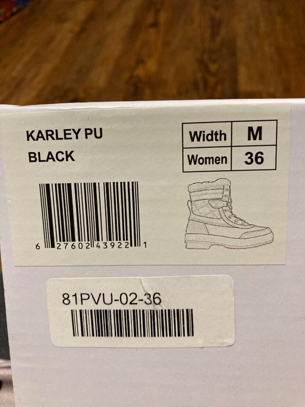 Waterproof Black Pajar Snow Boots for Women, Insulated Karley EU 36 US 5-5.5 New - Picture 5 of 5